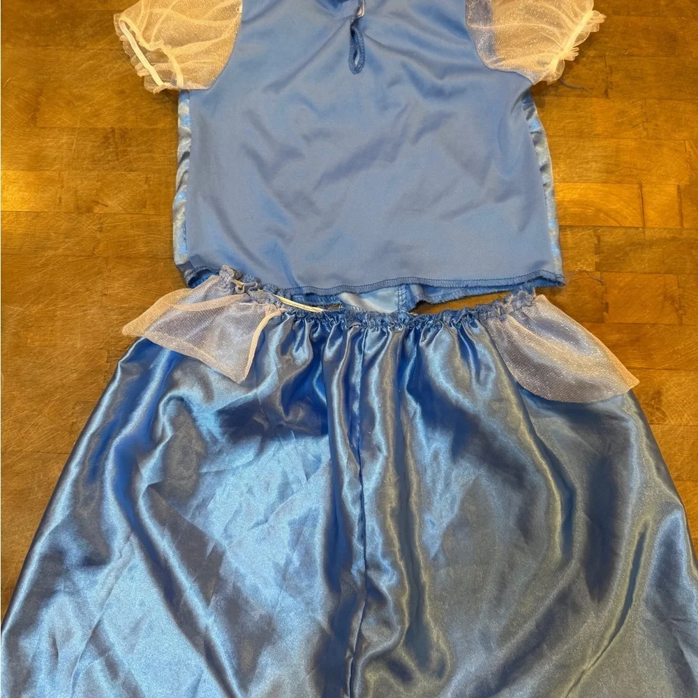 Disney Cinderella Shimmer Blue Princess Sz 4+
Costume Dress Top Skirt Headband - Picture 6 of 13